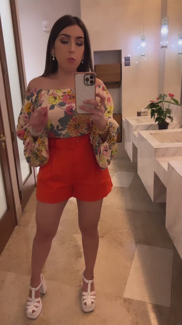 Floral Off Shoulder Top