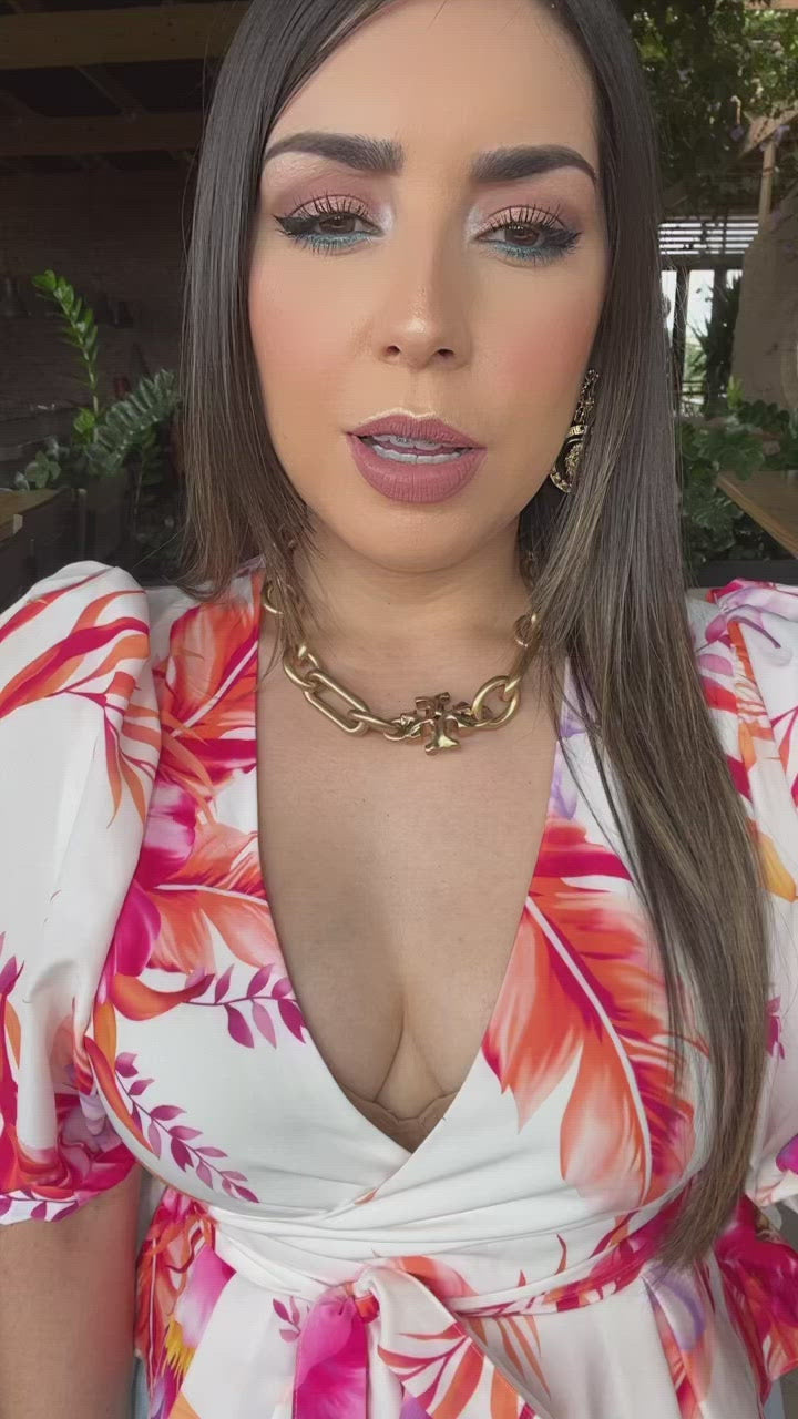 Wrap Floral Top
