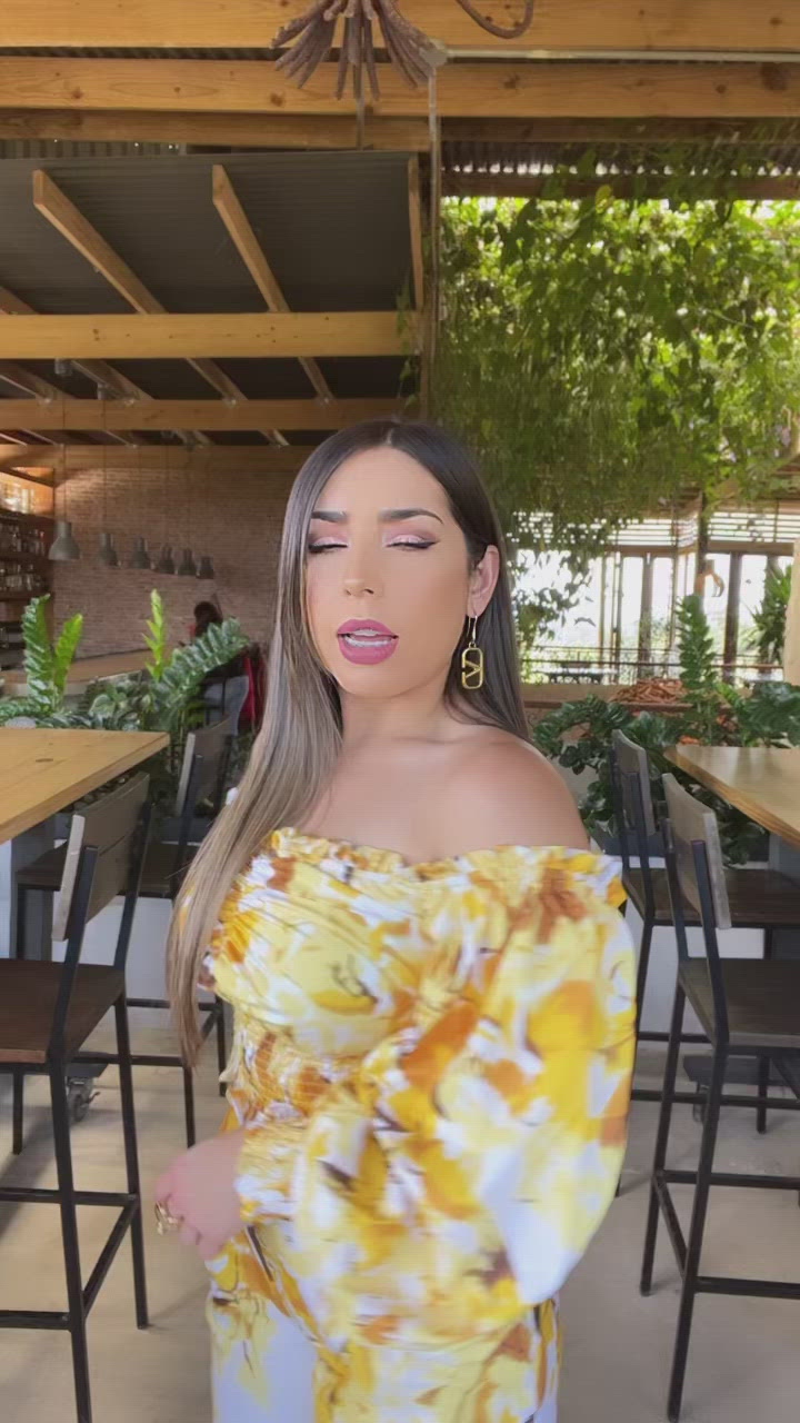 Yellow Floral Pant Set