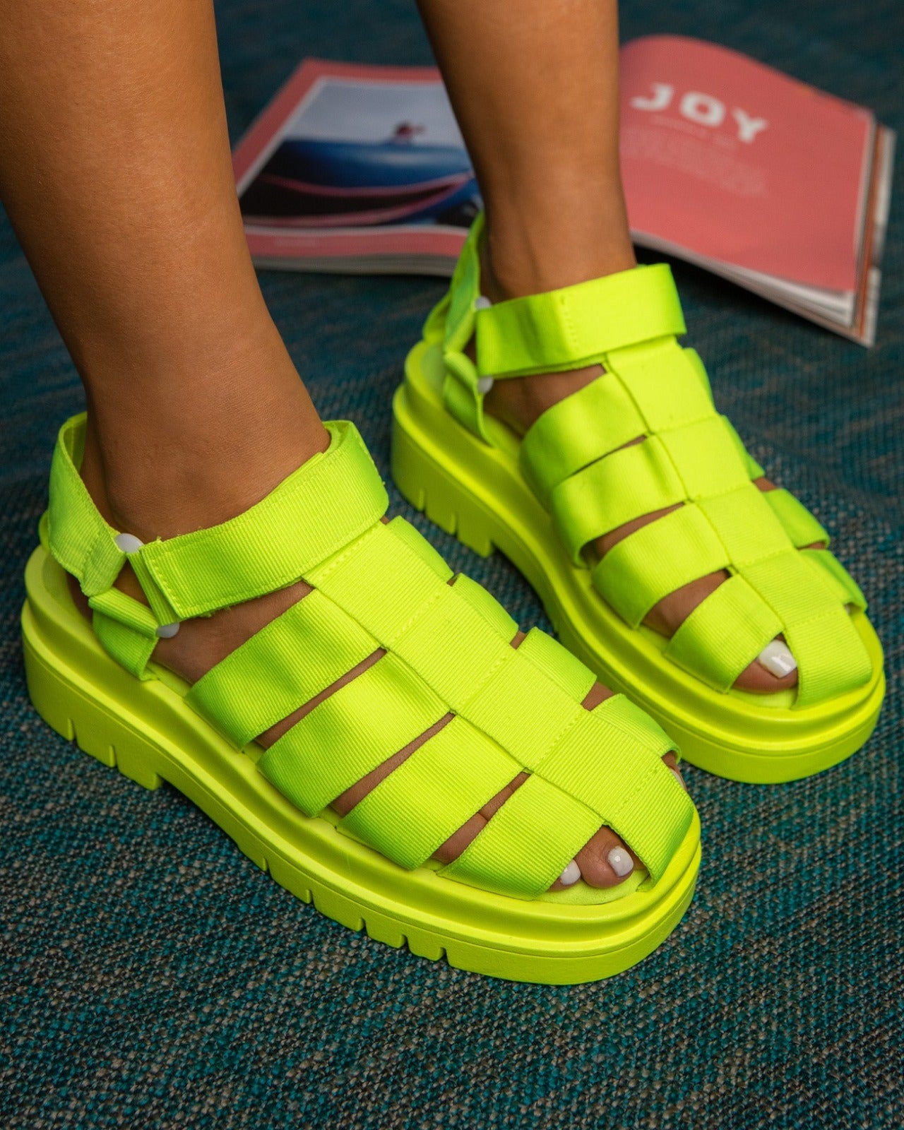 Neon Casual Sandals