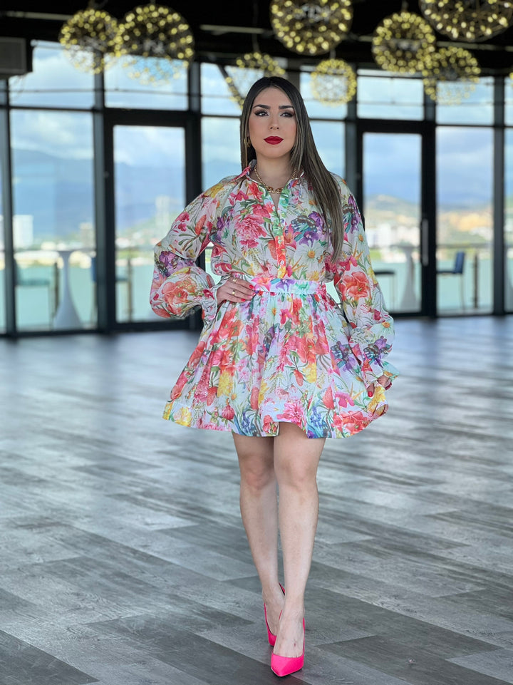 Floral Skirt Set