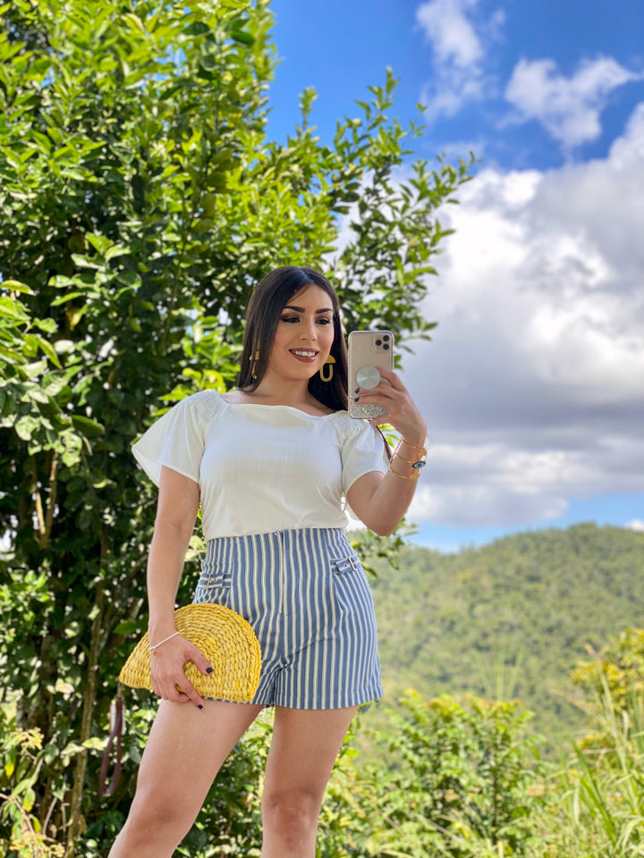 Stripe Shorts