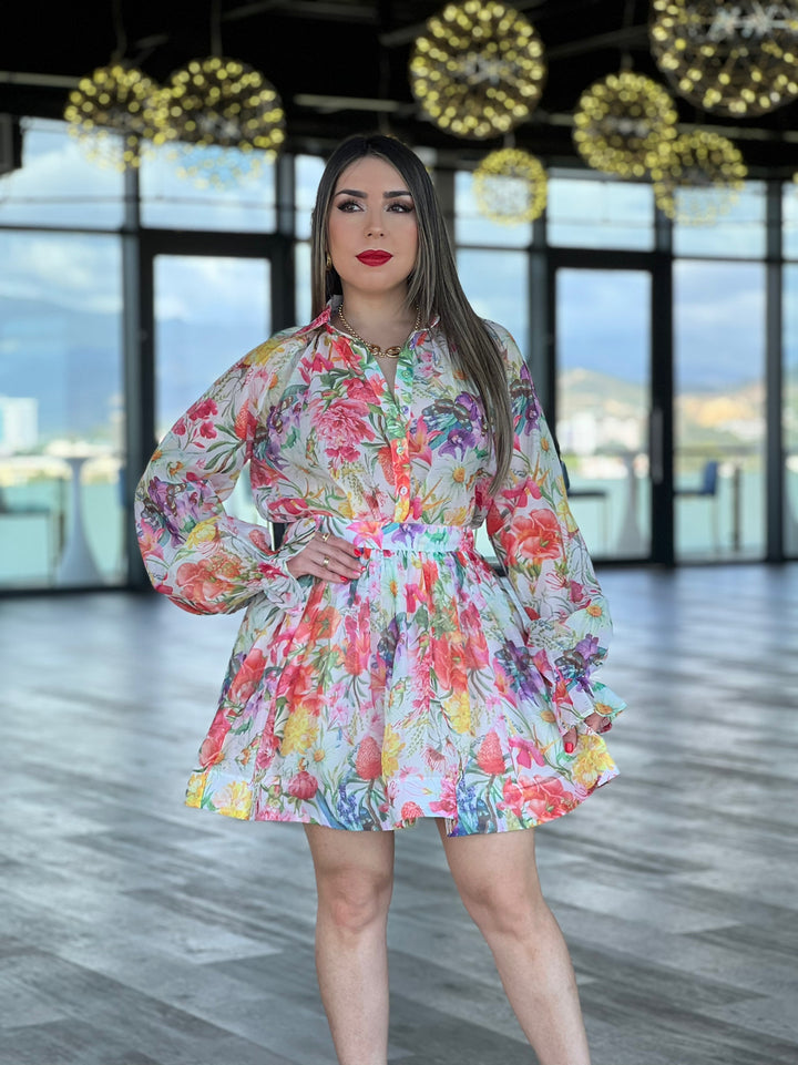 Floral Skirt Set