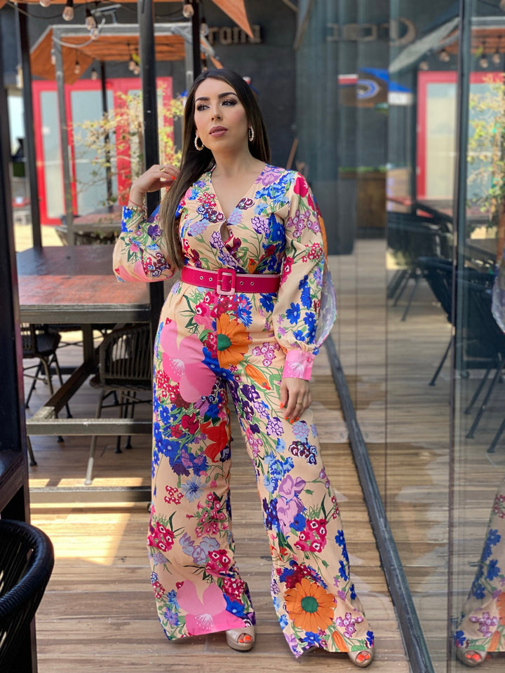 Floral Printed Jumpsuit