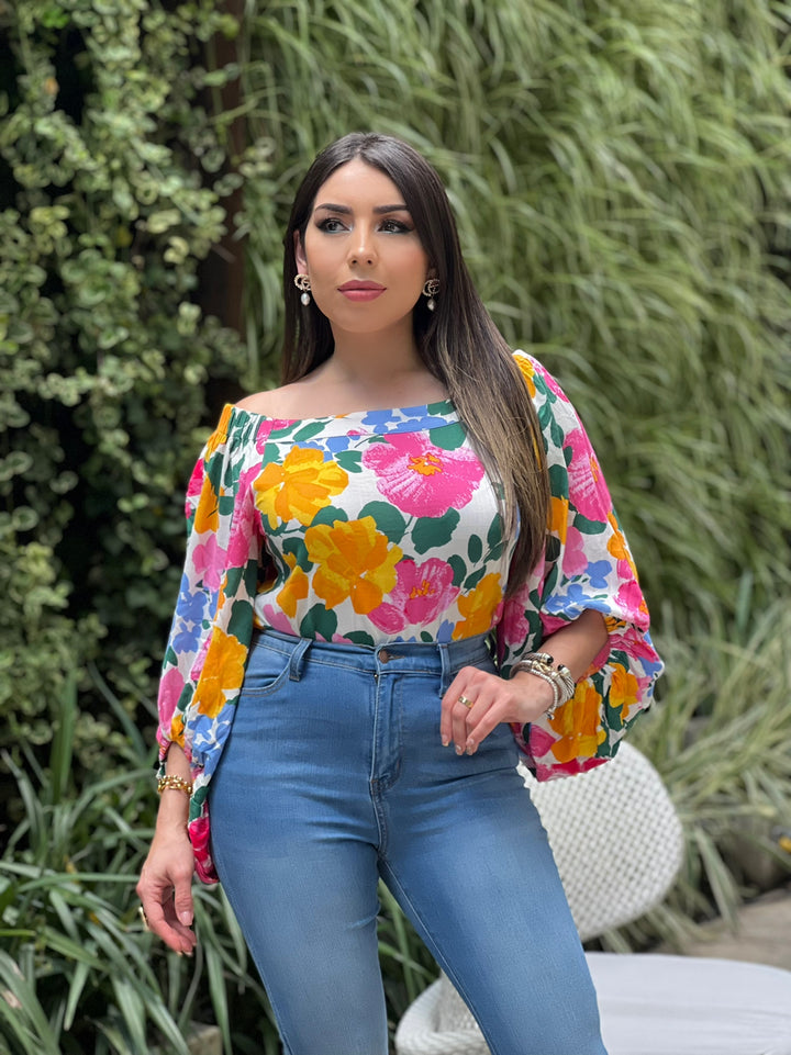 Floral Off Shoulder Top