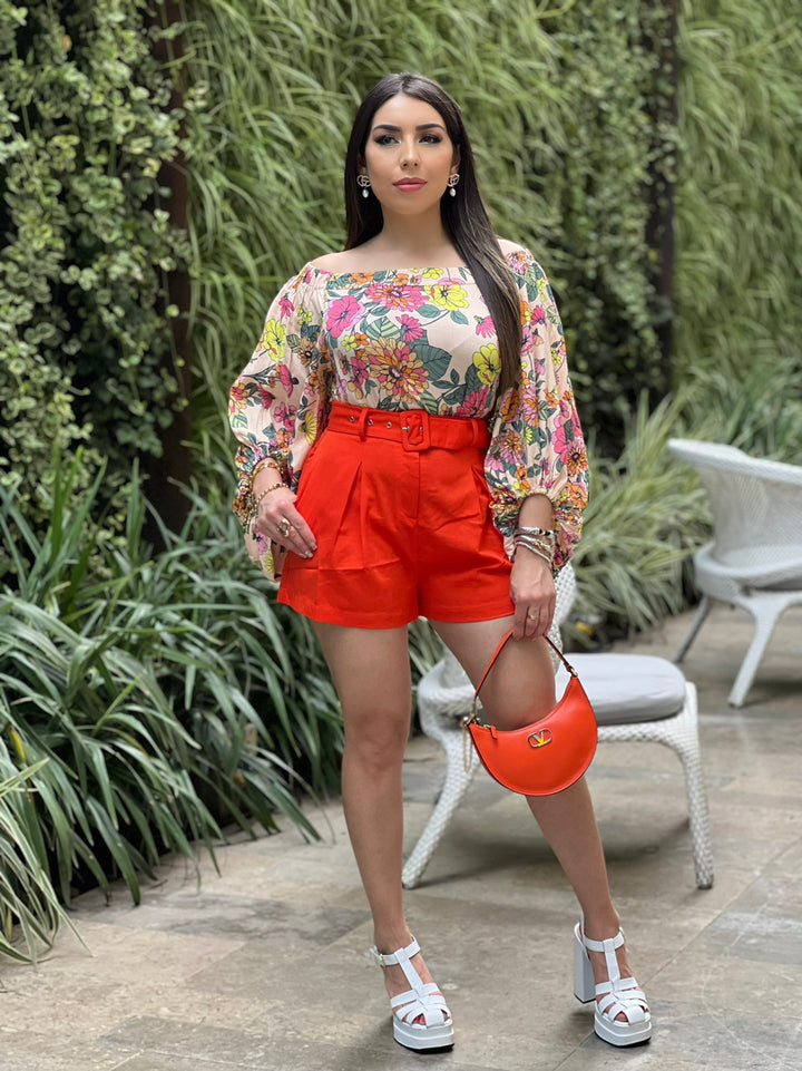 Floral Off Shoulder Top