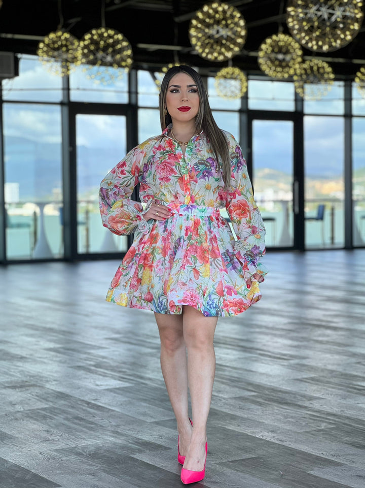 Floral Skirt Set