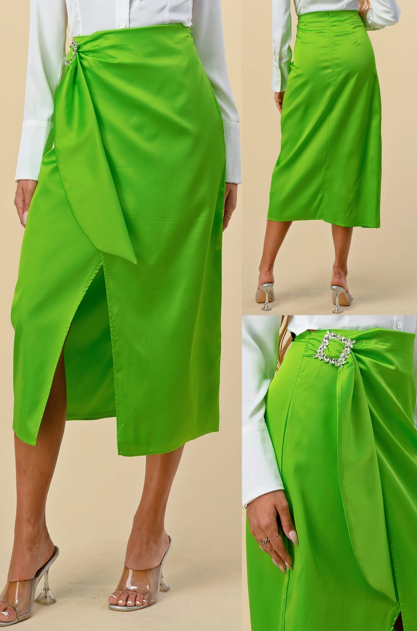 Neon Green Skirt