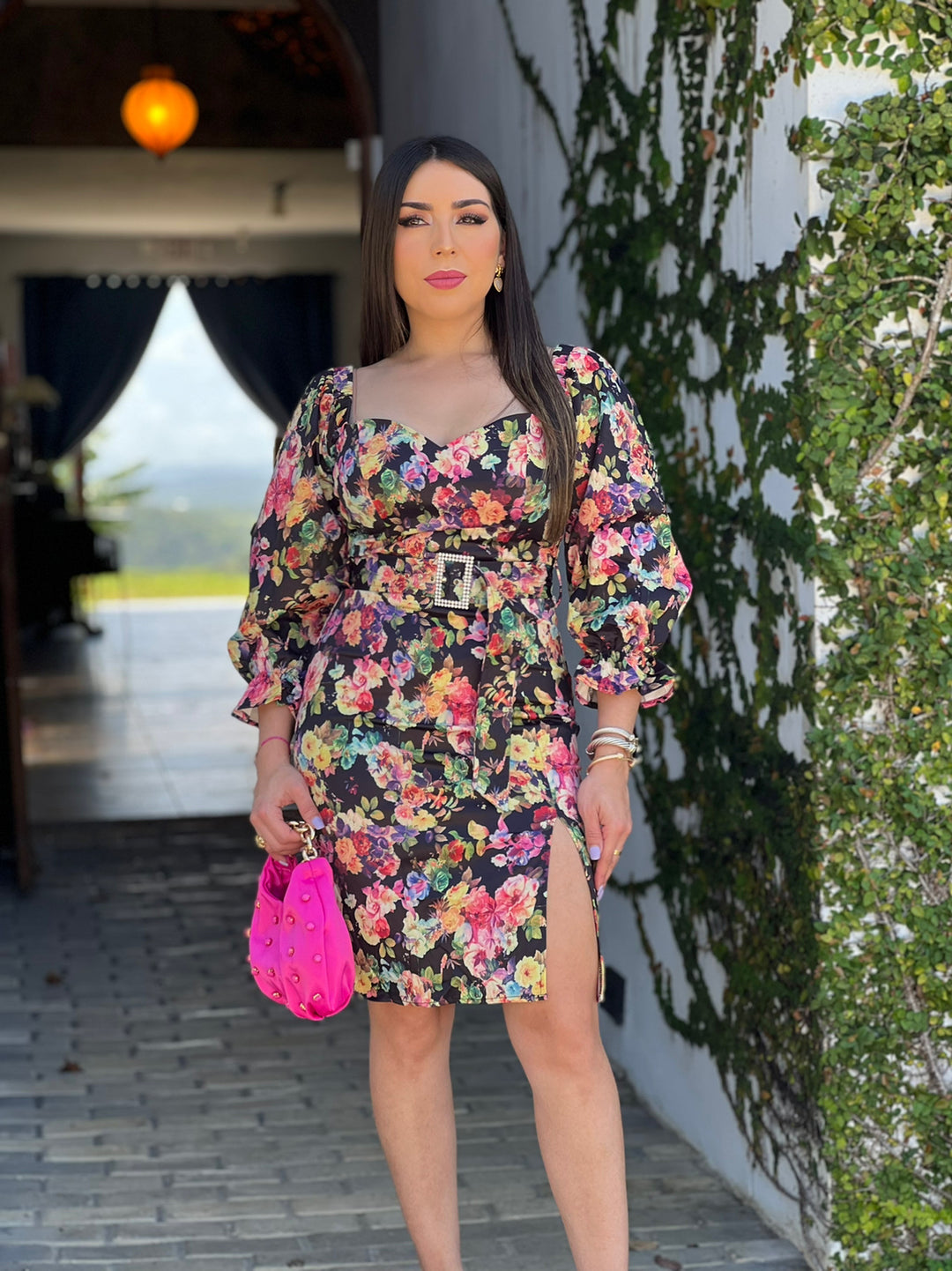 Floral Bodycon Dress