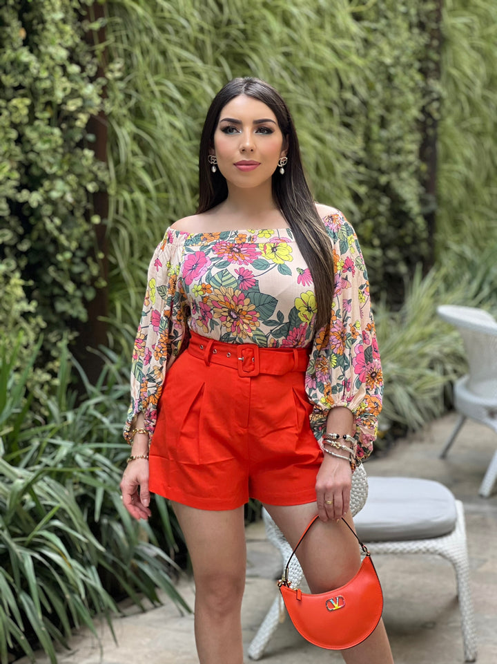 Floral Off Shoulder Top