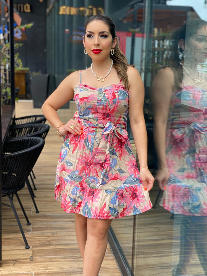 SWEETHEART FLORAL DRESS