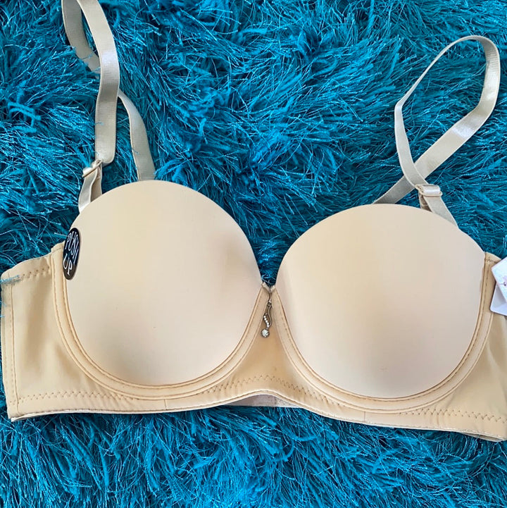 Half cup strapless Bra
