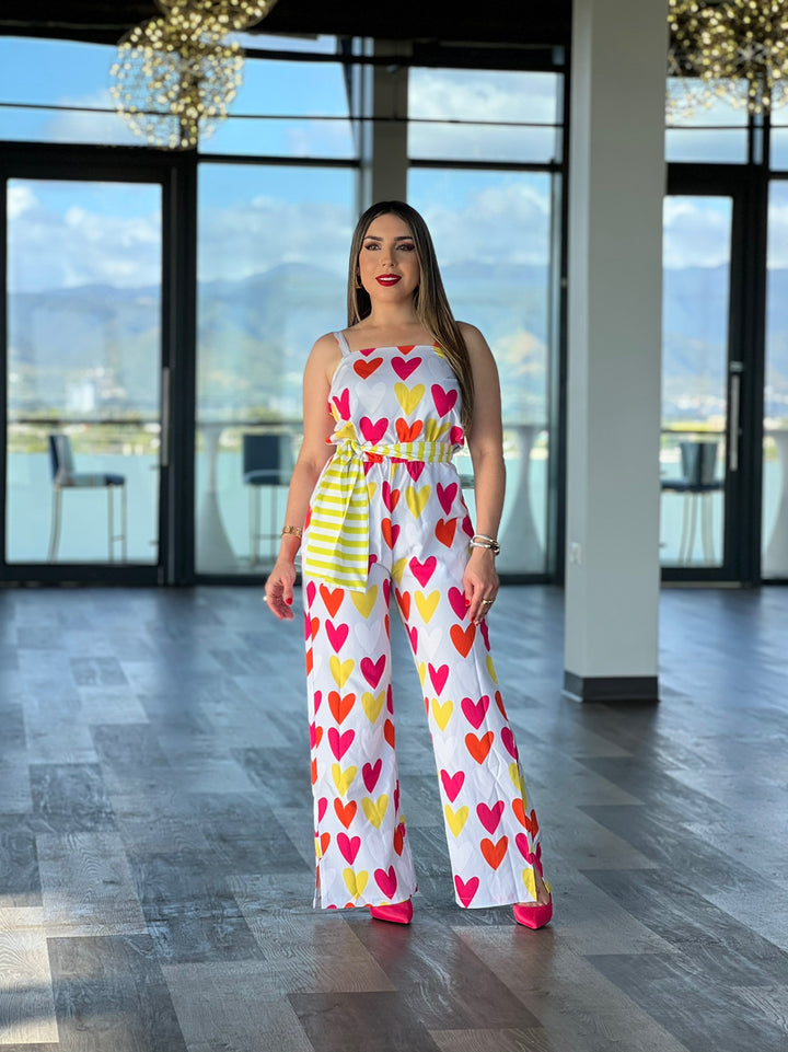 Hearty Jumpsuit by Liz Baez
