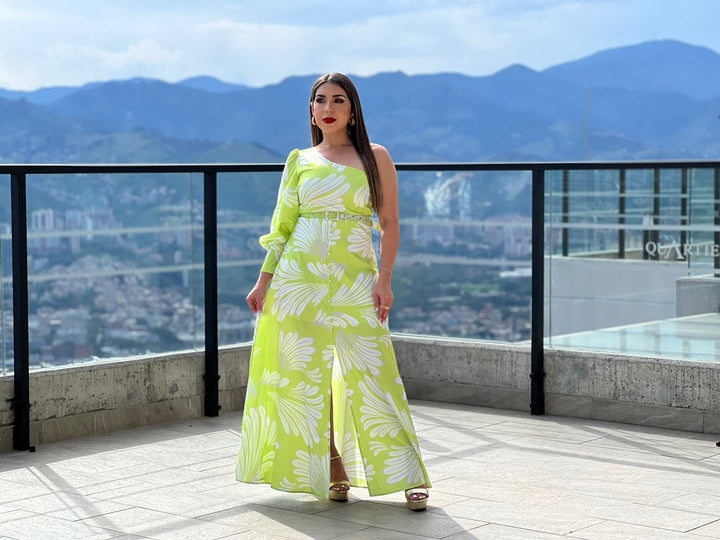 One Sleeve Maxi Dress