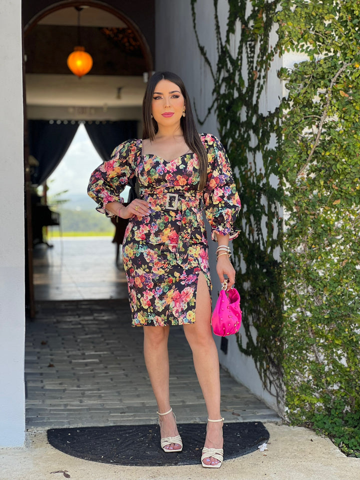 Floral Bodycon Dress